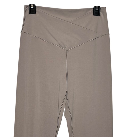 OFFLINE by Aerie Pants - OFFLINE by Aerie XL Crossover High Waist Flare Leggings Taupe Brown Yoga